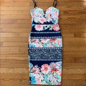 Spring floral dress